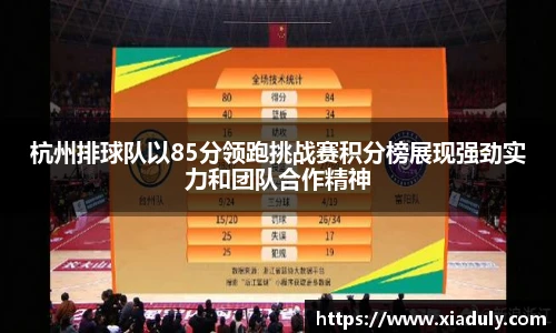 杭州排球队以85分领跑挑战赛积分榜展现强劲实力和团队合作精神
